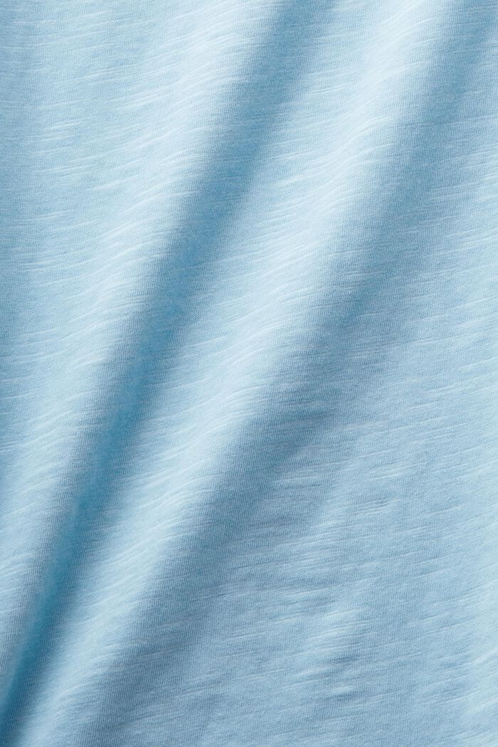 T-shirt ricamata a maniche corte, LIGHT TURQUOISE, detail image number 4