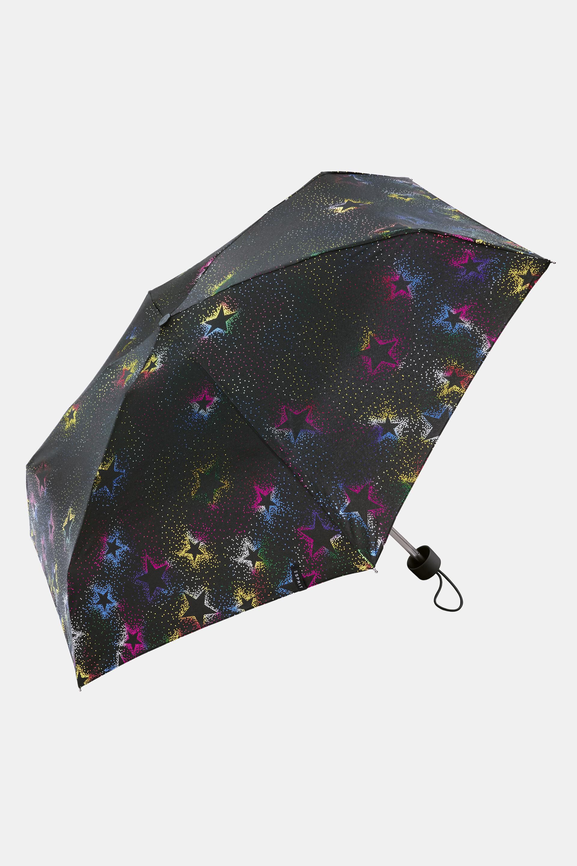 Mini-ombrello pieghevole, all'interno di una custodia